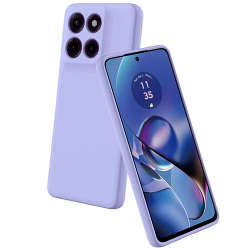 Image of Back Cover for Motorola Edge 60 Stylus 5G | Full Camera Protection | Premium Liquid Silicon Case | Flexible Bumper Case for Motorola Edge 60 Stylus 5G (Purple)