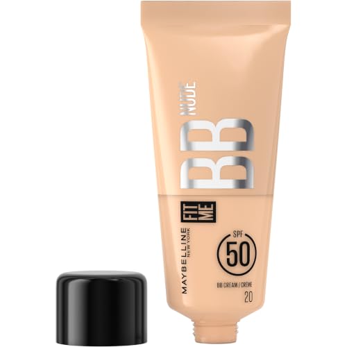 Maybelline New York Fit Me BB Nude SPF 50 24H Hydration Lightweight Natural Dewy Finish With 2% Niacinamide - 20