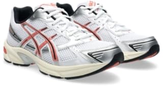 ASICS Unisex GEL-1130 SPORTSTYLE Shoes, 10.5, WHITE/DESERT RED4