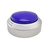 Talking Button Clock - for The Blind, Elderly or Visually impaired (Blue and Silver)
