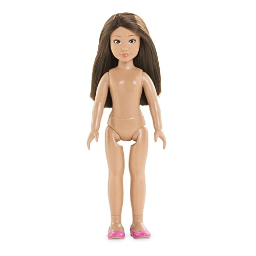 Corolle 9000600030 - Girls Luna Einhorn Set, Ankleidepuppe im Sommeroutfit mit Hund, mit Haarband, Ohrringe und extra Gummistiefel, 28cm Spielpuppe mit Vanilleduft, ab 4 Jahren