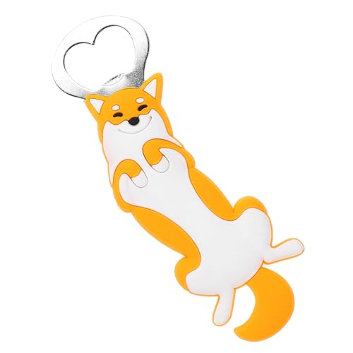 DECORNIJIA 柴犬マグネット式ボトルオープナー キャンプ用缶ビール開栓器 冷蔵庫貼付け可能 キッチンアクセサリー 犬モチーフ小型携帯便利