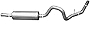 Gibson 619995 Stainless Steel Single Exhaust System