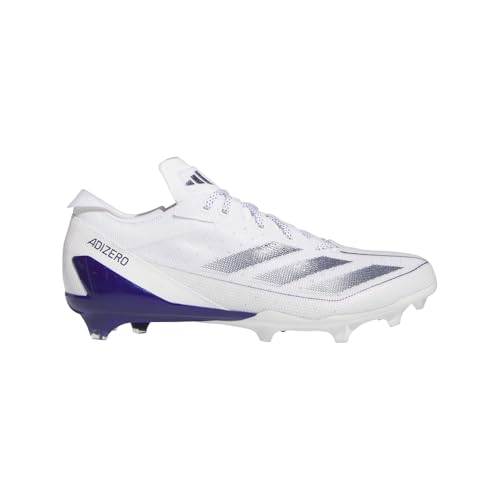 adidas Mens Adizero Electric Football Sneakers Shoes - Purple, White - Size 12 M