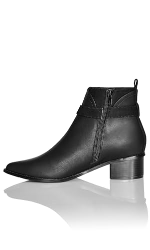 City Chic Women's Ankle Boot-Wide Fit Micah4