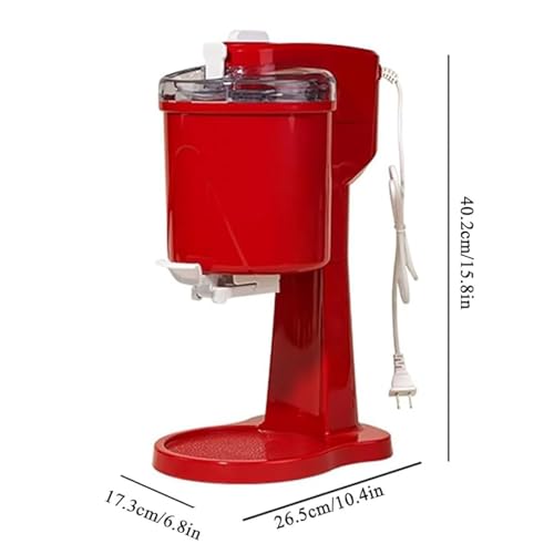 HGSTM Automatisch Rührende Selbstgemachte Eismaschine, Tragbare Soft-Eismaschine, mit Automatischer Rührfunktion, Einfacher zu Reinigen, 1000 ml Kapazität, für DIY-Küche. – Bild 6