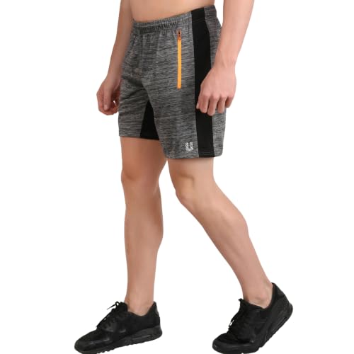 Image of Unbeatable Mens Shorts Pant for Gym, Running & Sports | Quick-Dry Workout Shorts for Men | Stylish Half Pant for Man with Zip Pocket | Lightweight Gym Shorts Summer Sports Shorts for Men