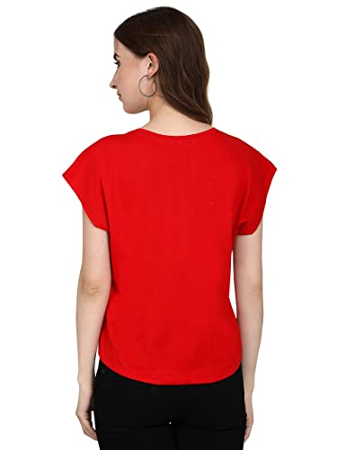 Image of Leriya Fashion Women's Haran Print Lycra with Animal Print Design on Half-Sleeve Regular Fit Office wear,Casual wear Top