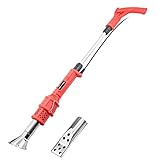 Elektrischer Unkrautbrenner, 2000W Unkrautbrenner, BBQ Fan Air Blower, Elektrischer thermischer Unkrautvernichter bis 600°C mit 2 Düsen und 1,85m Kabel, umweltfreundlich, für Garten