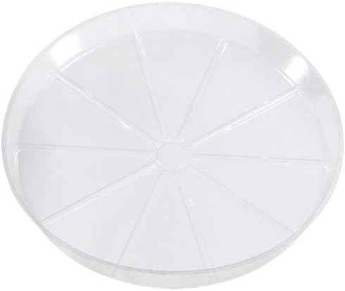 Gardeners Choice VS4VUS - Plato para maceta de vinilo transparente de 4 pulgadas