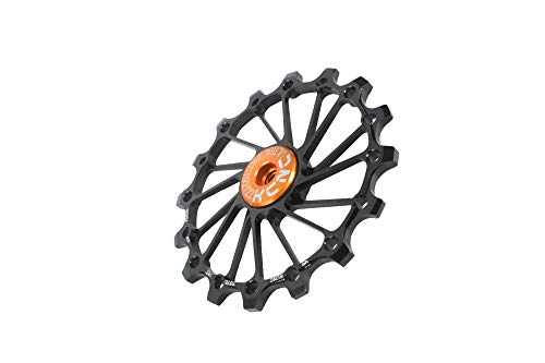 KCNC Road Mountain Bike Rear Derailleur Oversized Pulley 16T for Shimano/Sram/Campy OSPW use (Black)
