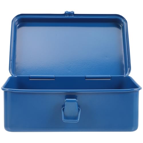 Operitacx Werkzeugkasten Metall Klein - Robuster Aufbewahrungsbehälter Für Haushalt Und Werkstatt 19X12X7.8Cm Tragbar Und Langlebig Ideal Für...