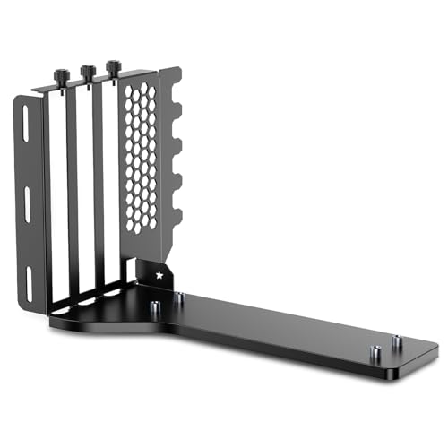 JEYI Vertical GPU Mount, PCIe 5.0/4.0 Riser Cable...