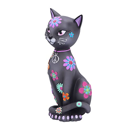 Hippy Kitty statuette Nemesis Now multicolore objet déco chat polyrésine unisexe - 3