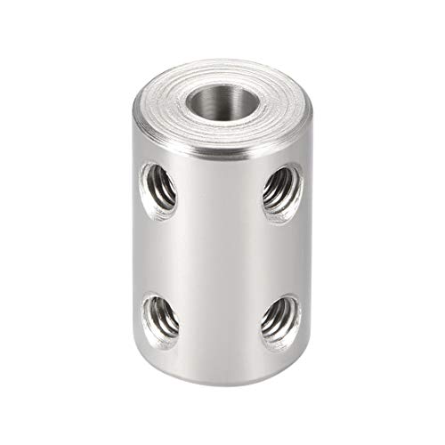 Uxcell 5Mm To 5Mm Bore Rigid Coupling Set Screw L22Xd14 Stainless Steel,Shaft Coupler Connector For Rc Airplane Boat, Motor Accessories #TOP1