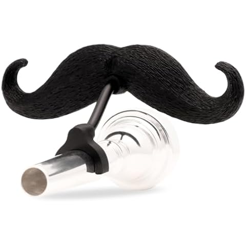 Trumpet-stache XL, by Brasstache - New (2024) The Original Clip-on XL Mustache for Trumpet and Mellophone Mouthpieces Cover
