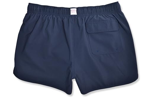 Brooks Brothers Mens 4" Inseam Contrast Piping Montauk Short Swim Trunks,2