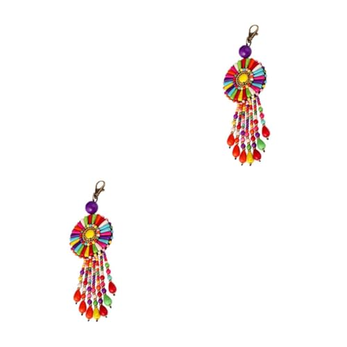 Clé Fleurs Main Accessoire anti-perte pour Retrouver et Décorer son Sac