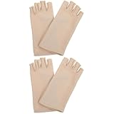 YARNOW 2 Paar Damen Dünne Handschuhe Angeltuch Fitness