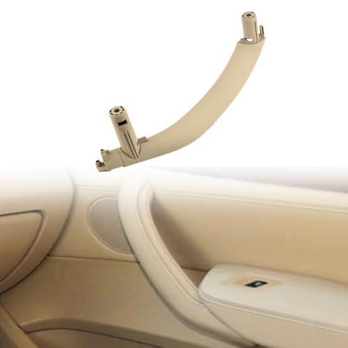MKptopia 1 Pièce ABS Droite Poignée de Porte Intérieur de Voiture Panneau Intérieur D'Embellisseur Accoudoir Compatible avec B-MW X5 X6 F15 F16 2014 2015...