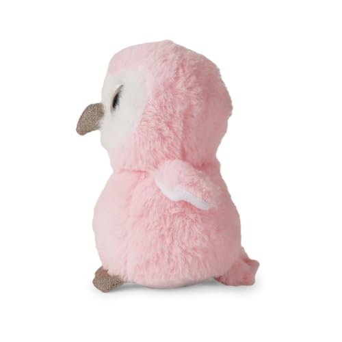 Image of Benny Shiny is Miny Series, Owl, Plush Soft, Toy Cute Kids, Sparkly Eyes, Birthday Animal Baby Boys /Girls (Pink)