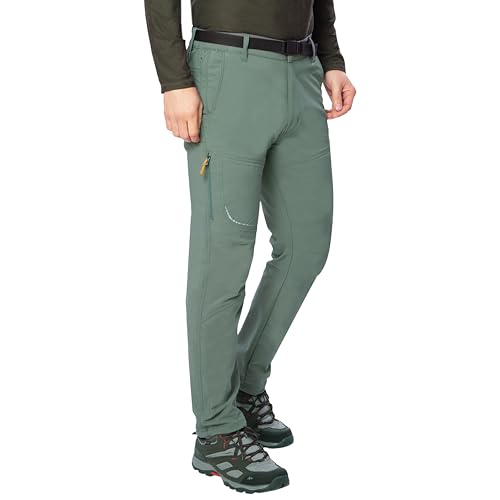 Image of TRIPOLE Trailblazer Trekking and Hiking Pants and Cargo for Outdoors and Travelling (in, Alpha, M, Regular, Olive Green)