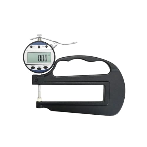 Medidor de espesor digital 0-10 mm con resolución de 0.01 mm cabeza de un solo punto miniatura 1