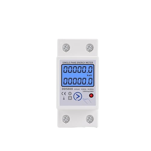 Consommation d'énergie maîtrisée avec ce wattmètre rail DIN 220V