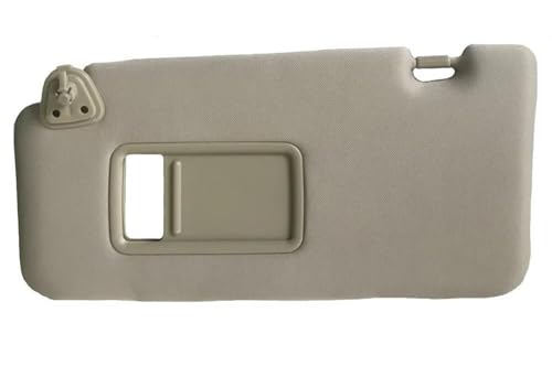 Pare-soleil gauche pour Nissan Tiida C11 et Versa 2005-2012 de couleur beige