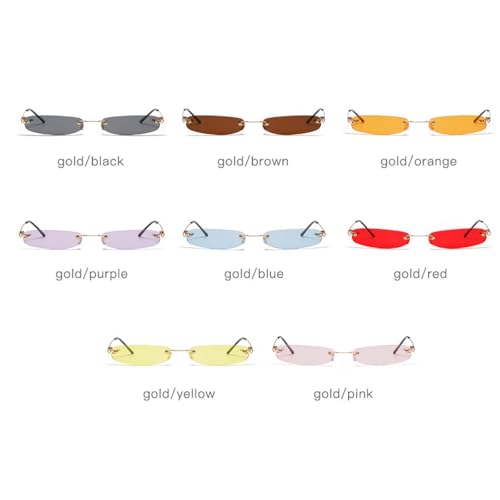 Lunettes de soleil tendance légères sans monture qui ne marquent pas - 2