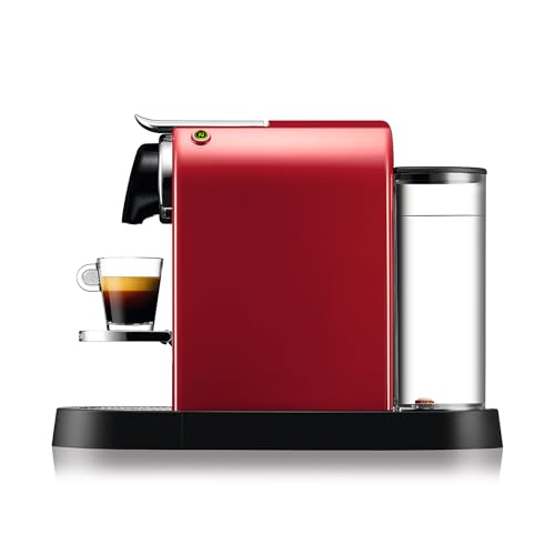 Foto von Krups Nespresso XN7415 New CitiZ Kaffeekapselmaschine | 1260 Watt | 19 bar Pumpendruck | Wassertankkapazität: 1 L | Rot