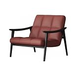 Gepolsterter Akzentstuhl, Einzelsofa für Wohnzimmer, Mitte des Jahrhunderts, modern, Büroempfang, Zahnklinik, kommerzielle Lounge