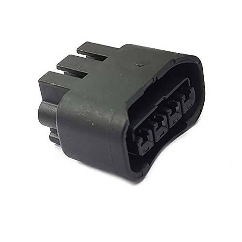 FainWan 8Pcs Ignition Coil 4 Pin Plug Connector Denso waterproof black socket #90980-11885/7283-7449 Compatible with To-yota Le-xus Camry Yaris