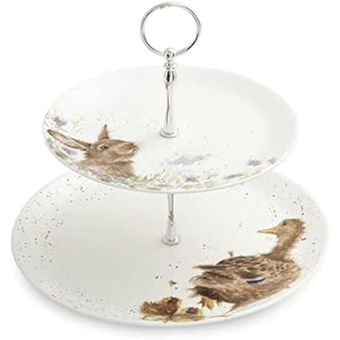 Portmeirion Wrendale 2 Tiered Cake Stand Cover