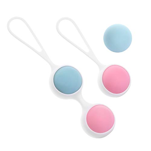 Kegel Balls- OUREIDA Kegel Exercise Weights - Bladder Control Device and Pelvic Floor Exercise Kit - Set of 4 Premium Silicone Cones Ben Wa Balls for Women: Beginner & Advanced