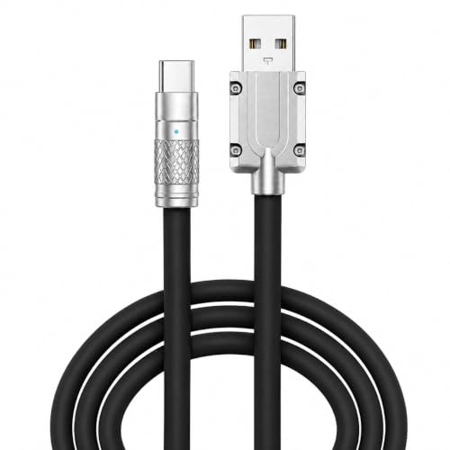 Image of 120W Type C to USB A Fast Charging Cable | Silicone Type C Data Cable