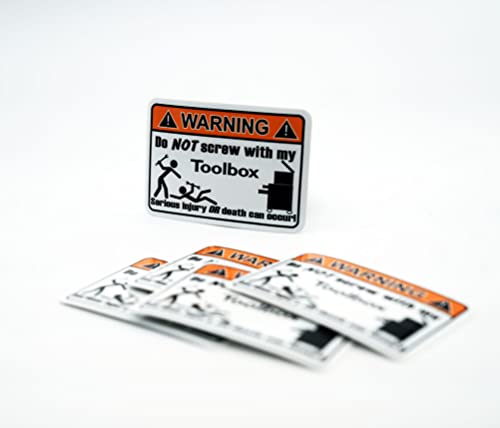 Do Not Screw With Toolbox Warning Vinyl Decal Sticker #TOP1