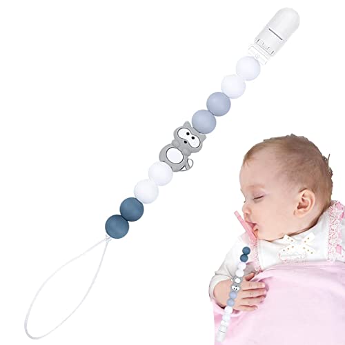 Clipes de chupeta | Clipe de chupeta de silicone para presente do bebê - Clipe de chupeta de brinque