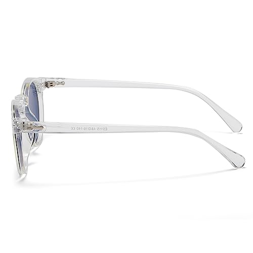 Image of Gleyemor Vintage Polarized Sunglasses for Men Round Sunglasses UV400 Protection Retro Hand-crafted Acetate Frame