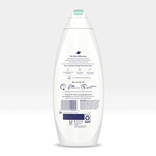 Dove Body Wash For Softer and Smoother Skin Sensitive Skin Hypoallergenic and Sulfate Free Body Wash 22 oz, 4 Count
