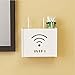 Boîte de routeur Wifi sans fil, étagère murale en PVC, support de prise de courant suspendu, boîte de rangement de style EUROPE, boîtes de rangement