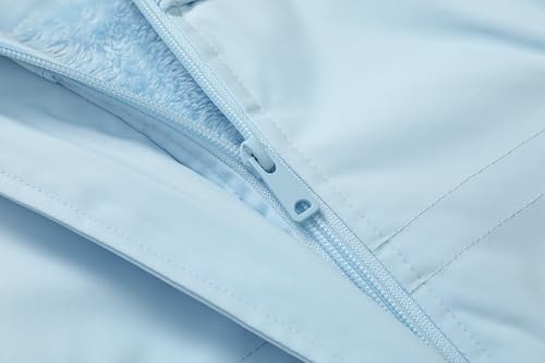 Girls Waterproof Winter Jacket Fleece Lined Hooded Coat,Kid's Warm Insulated Parka for School & Outdoor Play4