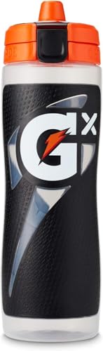 Gatorade Gx Hydration System, Non-Slip Gx Squeeze Bottles & Gx Sports Drink Concentrate Pods Black
