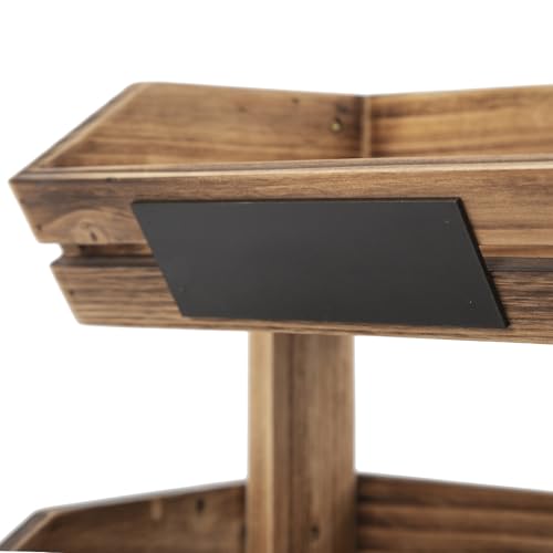 Soporte de madera para frutas que elimina el desorden de alimentos en tu cocina 5