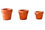 Miniature Fairy Garden Tiny Pots, Set of 3