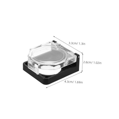 Cubierta de interruptor de parada impermeable de mesa con protector de seguridad pack de 5 2
