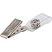 Advantus Badge Strap with Clip, Clear, Pack of 25 (97302)