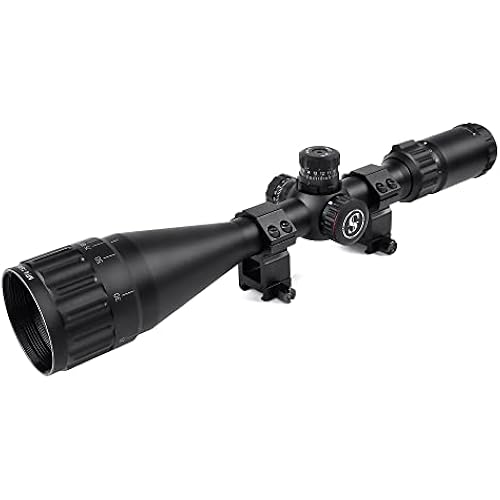 SNIPER Rifle Scope MT 6-24x50/4-16x50 with Red/Green/Blue Illuminated Reticle Riflescope, Adjustable Objective