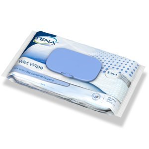 12 paquets de Tena Wet Wipes - 576 lingettes