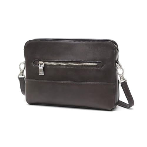 [アニアリ] Artisan Leather Shoulder ショルダーバッグ 36-03001 CharcoalGray